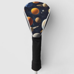 Outer Space Planets 2 Golf Head Cover