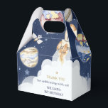 Outer Space Planets Boy Galaxy First Trip Birthday Favour Box<br><div class="desc">Outer Space Planets Boy Galaxy First Trip Birthday Favour Box</div>