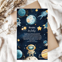 Outer Space Planets Rocket Navy Books for Baby