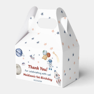 Outer Space Planets & Rocket Ship Birthday Party Favour Box