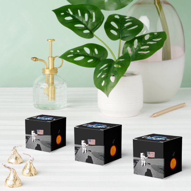 Outer Space Planets ,Shepard Moon Landing, Favour Box (Multiple)