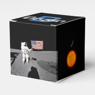 Outer Space Planets ,Shepard Moon Landing, Favour Box