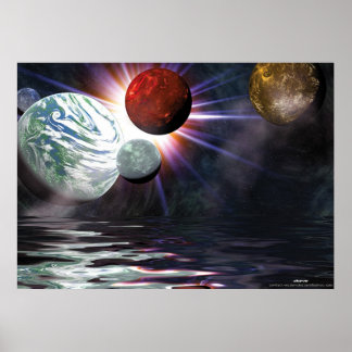 outer space poster