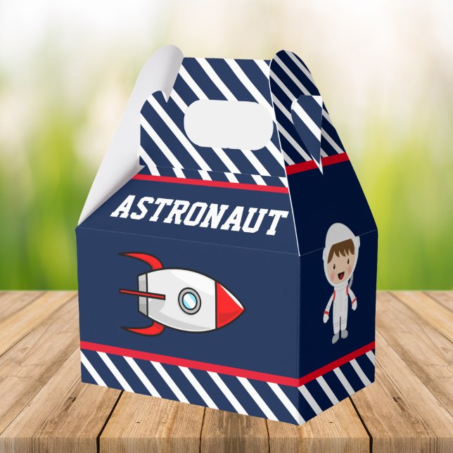 Outer Space Rocket Birthday Party Favour Box (Creator Uploaded)