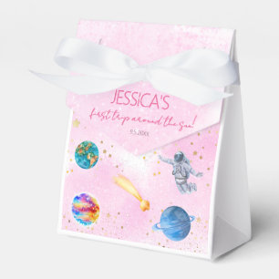 Outer Space Rocket Planets girl Birthday Favour Box