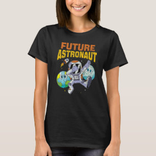 Outer Space Science Rocket Galaxy Dabbing Future A T-Shirt