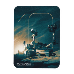 Outer Space, Solar System, 10 Years of Curiosity Magnet