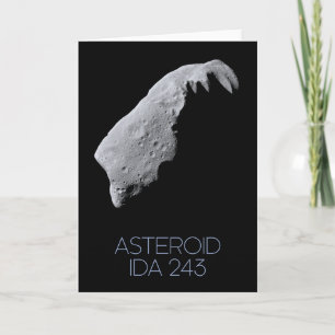 Outer Space, Solar System, Asteroid Belt, IDA 243 Card