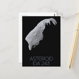Outer Space, Solar System, Asteroid Belt, IDA 243 Postcard