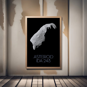 Outer Space, Solar System, Asteroid Belt, IDA 243 Poster
