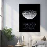 Outer Space, Solar System, Asteroid Belt, Vesta Faux Canvas Print<br><div class="desc">Add a bit of space to your business or home with solar system themed posters. They can be a source of encouragement and inspiration, reminding you of all the incredible locations and experiences the cosmos has in store for us. These posters will captivate your imagination and pique your interest in...</div>