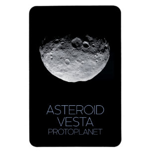 Outer Space, Solar System, Asteroid Belt, Vesta Magnet