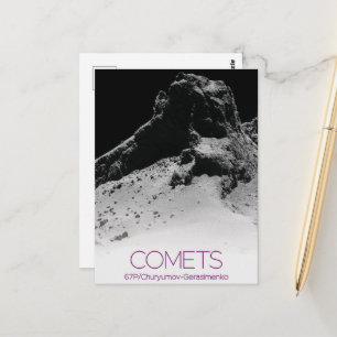 Outer Space, Solar System, Cosmos, Comets, 67P Postcard