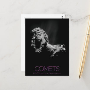 Outer Space, Solar System, Cosmos, Comets, 67P Postcard