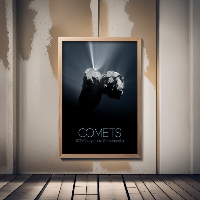 Outer Space, Solar System, Cosmos, Comets, 67P Poster (Creator Uploaded)