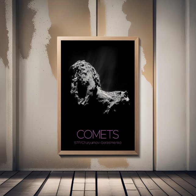 Outer Space, Solar System, Cosmos, Comets, 67P Poster (Creator Uploaded)