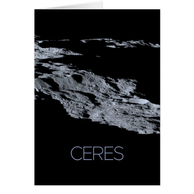 Outer Space, Solar System, Dwarf Planet Ceres (Front)