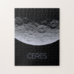 Outer Space, Solar System, Dwarf Planet Ceres Jigsaw Puzzle