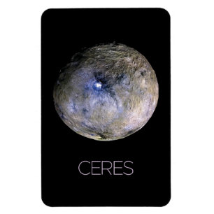 Outer Space, Solar System, Dwarf Planet Ceres Magnet