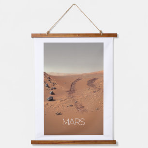 Outer Space, Solar System, Planet Mars, Curiosity Hanging Tapestry