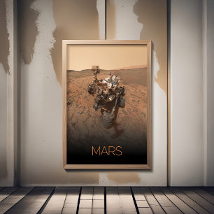 Outer Space, Solar System, Planet Mars, Curiosity Photo Print