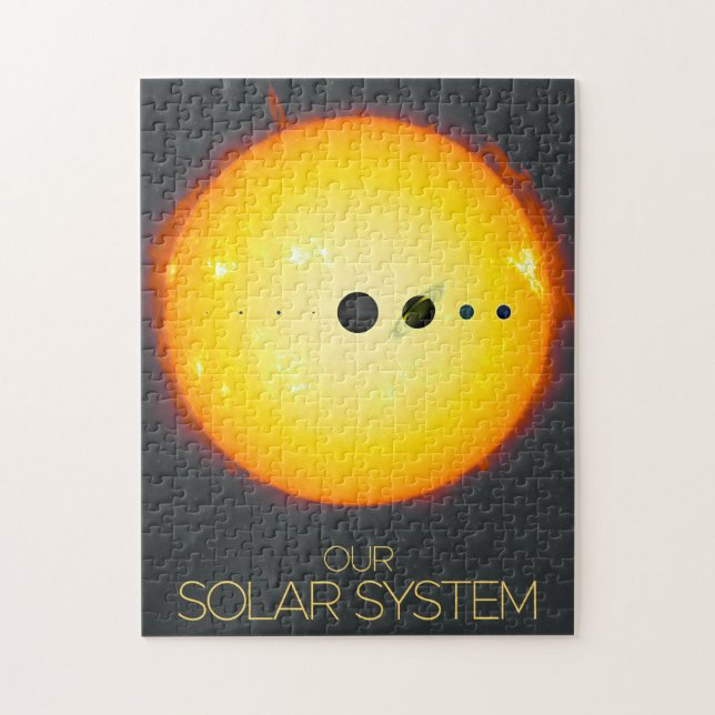 Outer Space, Solar System, The Sun and Planets Jigsaw Puzzle (Vertical)