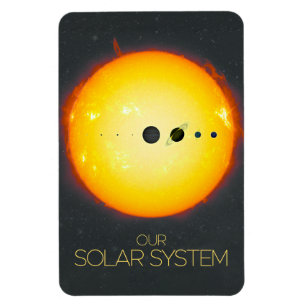 Outer Space, Solar System, The Sun and Planets Magnet
