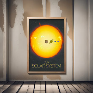 Outer Space, Solar System, The Sun and Planets Photo Print
