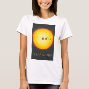 Outer Space, Solar System, The Sun and Planets T-Shirt