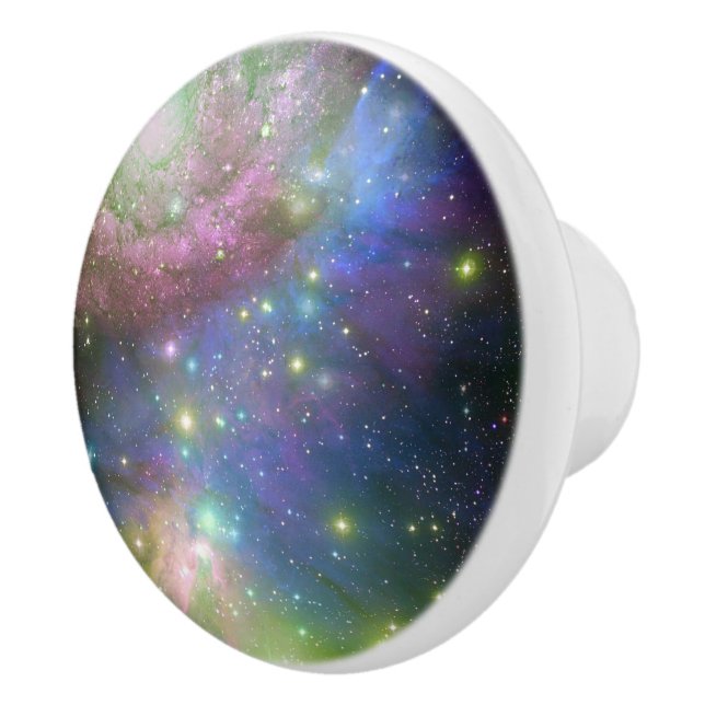 Outer Space, stars, galaxies and nebulas Ceramic Knob (Right)