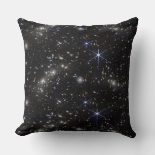 Outer Space Stars Galaxies Solar System Cushion