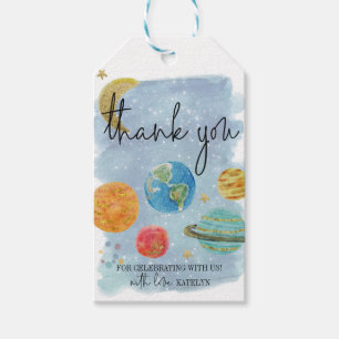 Outer Space Thank You Tag