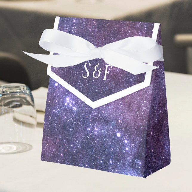 Outer Space Universe Galaxy Wedding Favour Box (Creator Uploaded)