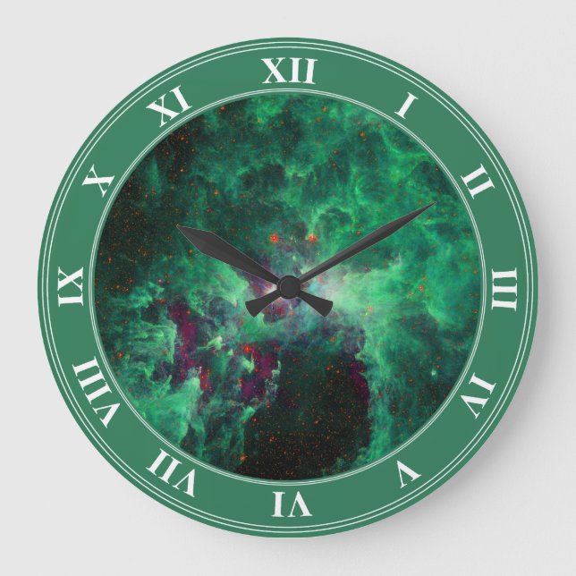 Outer Space Wall Clock (Front)