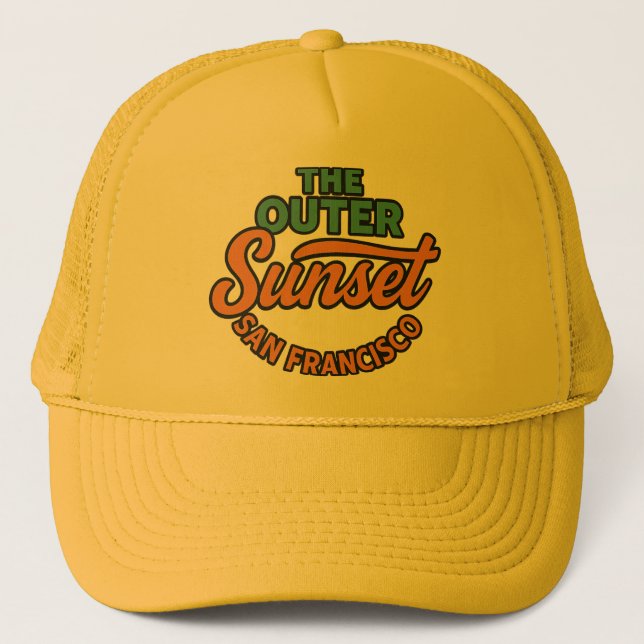 Outer Sunset Trucker Hat (Front)