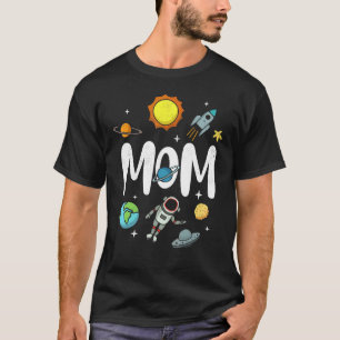 Outer This World Space Mum Mother's Day Party Desi T-Shirt