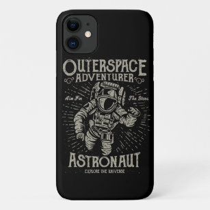 Outerspace Adventurer Astronaut Aim For The Stars Case-Mate iPhone Case