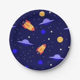 Outerspace Art Outer Wilds Solar System Astronomie Paper Plate