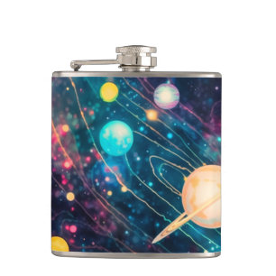 Outerspace Hip Flask
