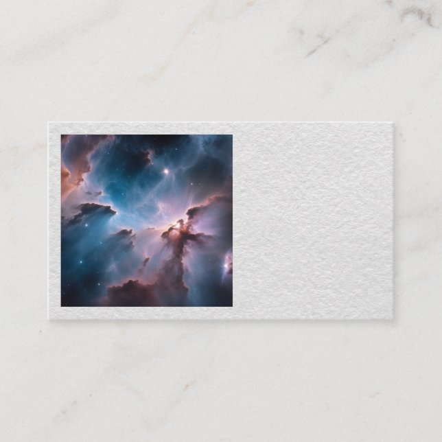 Outerspace Nebula Business Cards (Front)