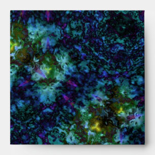 Outerspace Nebula Galaxy Tie Dye Envelope