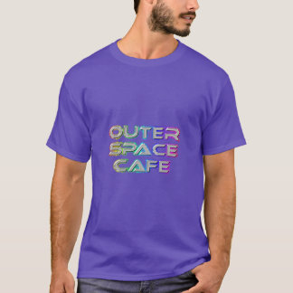 OuterSpaceCafe t-shirt - logo - colour choice