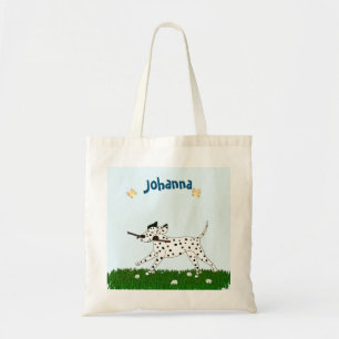 Outgoing Dalmatian Dog Lover Tote Bag