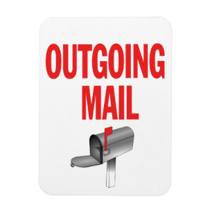 Outgoing Mail pickup magnet
