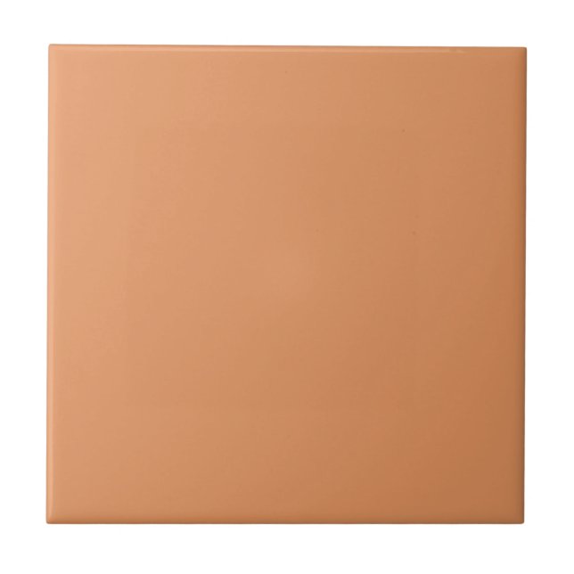 Outgoingly Orange Square Kitchen and Bathroom Ceramic Tile (Front)