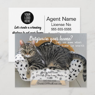 Outgrown Your Home Cat Referral Card