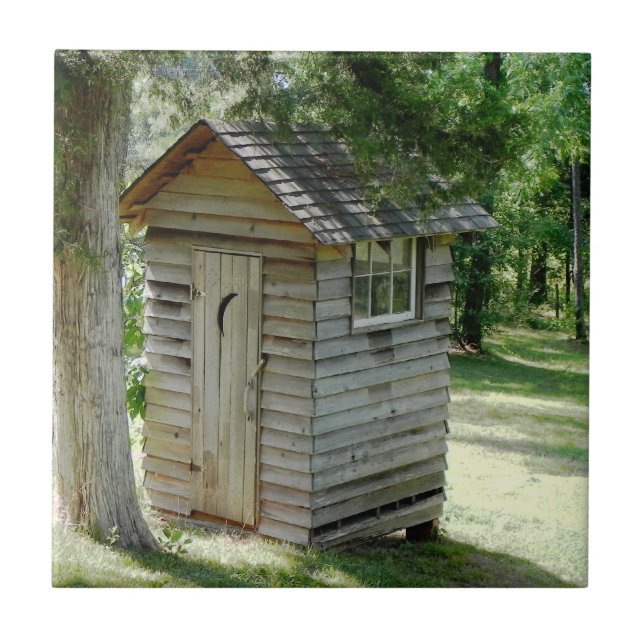 Outhouse decorative tile (Front)