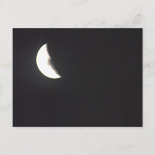Outhouse Moon Postcard