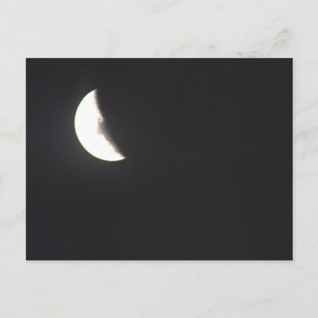 Outhouse Moon Postcard (Front)
