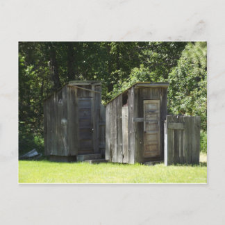 Outhouse Postcard